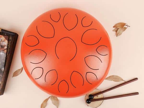 14 Inch Orange, 15 Tones, Tongue Drum